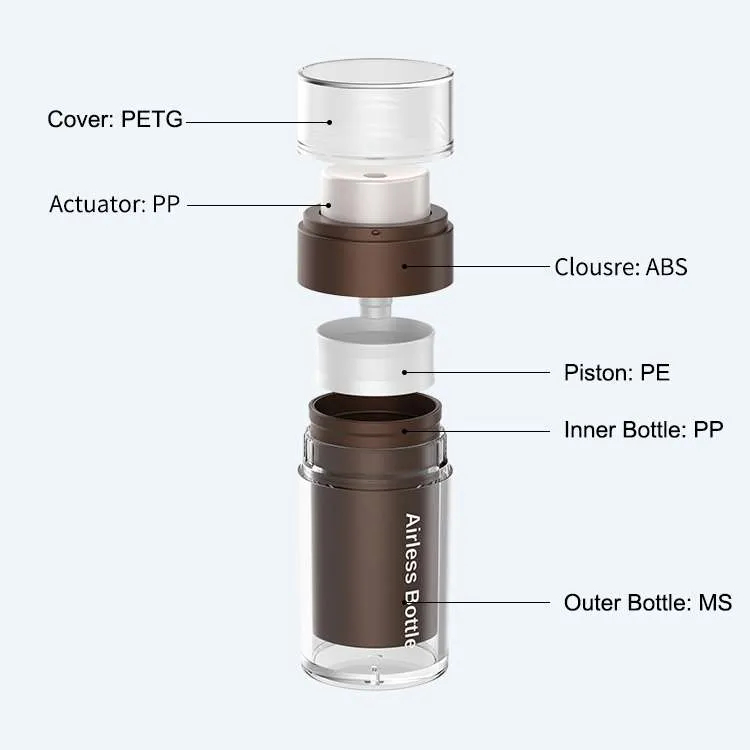 Airless Bottle Mono PP DJ-1125