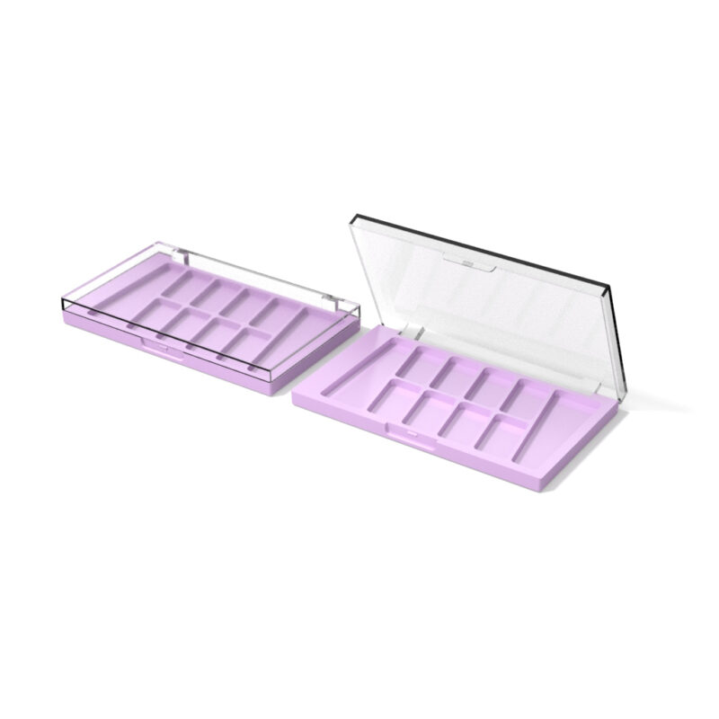 Rectangle Compact with Clear Lid-8 or 10 wells DJ-9912