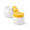 Refillable PP Skincare Cream Containers, Travel Cosmetic Jars with Screw Lids for Lotion & Balm DJ-1126