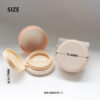 75.6mm Nude Pink Empty Cushion Foundation Case for Premium Clean Beauty Cosmetics Wholesale DJ DJ-1103