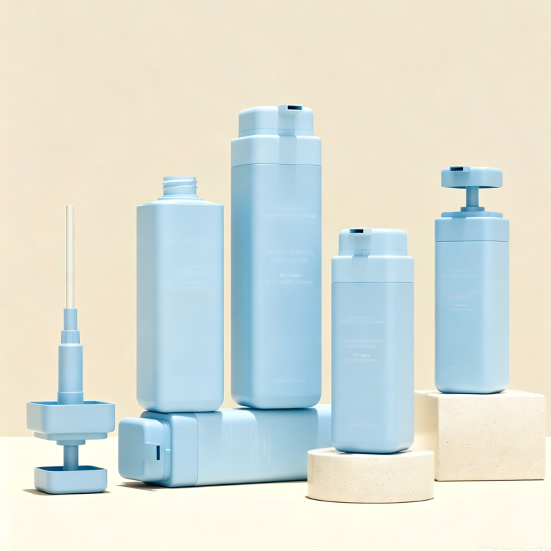 HDPE Plastic Shampoo Shower Gel Bottles DJ-8815