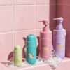Minimalist Custom Color PET Shampoo Round Bottle DJ-8811