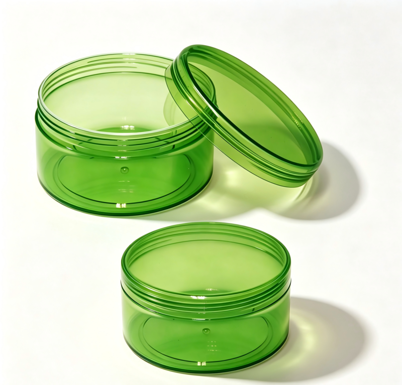 PP Skincare Cream Containers, Travel Cosmetic Jars with Screw Lids DJ-1129