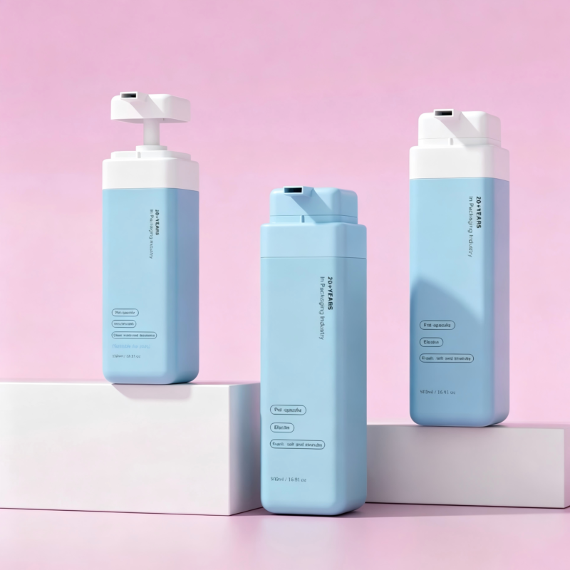 HDPE Plastic Shampoo Shower Gel Bottles DJ-8815