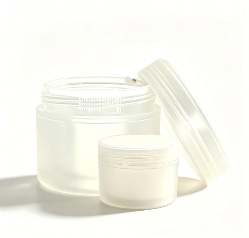 PP Skincare Cream Containers, Travel Cosmetic Jars with Screw Lids DJ-1127