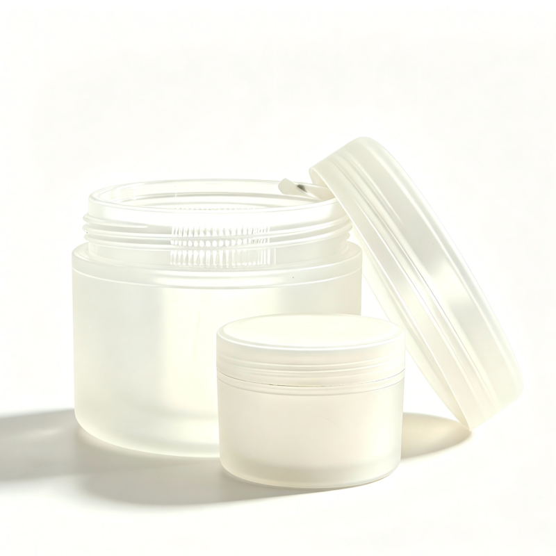 PP Skincare Cream Containers, Travel Cosmetic Jars with Screw Lids DJ-1127