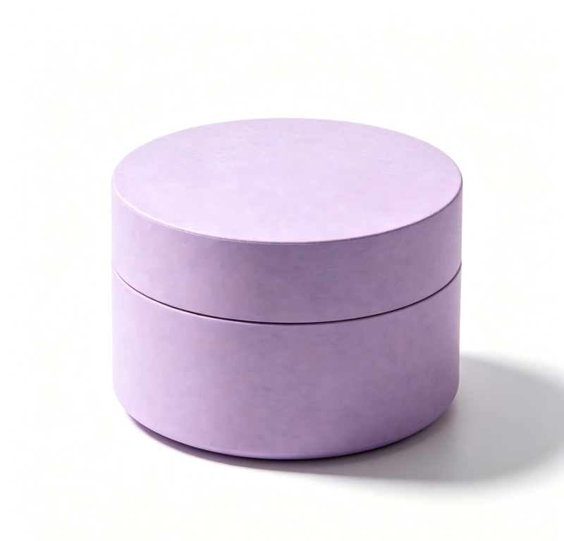 图片编辑需求 (27)(1) Light Purple Plastic Cream Jars with Lids, Refillable PP Cosmetic Containers,DJ-1131