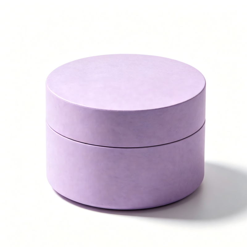 Light Purple Plastic Cream Jars with Lids, Refillable PP Cosmetic Containers,DJ-1131