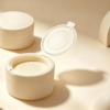 120g 140g Loose Powder Dispenser Jars, PP Plastic Powder Pots with Sifter & Flip LidDJ-1105