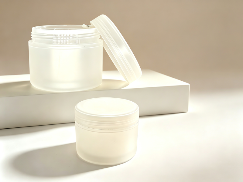 PP Skincare Cream Containers, Travel Cosmetic Jars with Screw Lids DJ-1127
