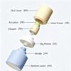 Airless Bottle with Double-layer Cover DJ-1128
