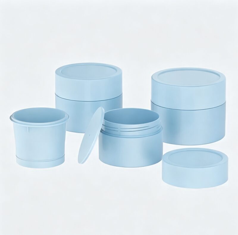 Cream Jar Refillable All Plastic DJ1220