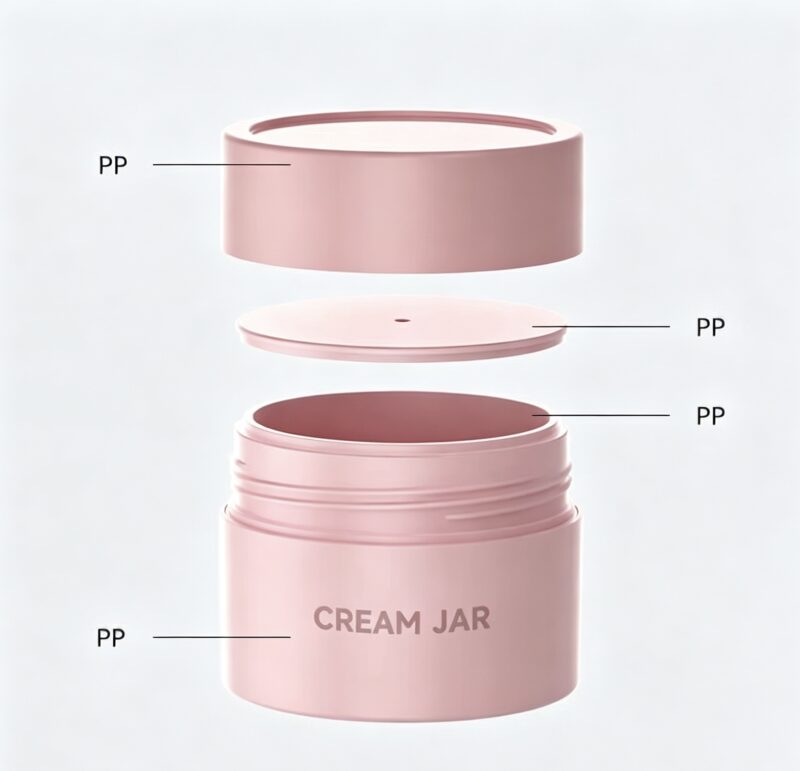 Cream Jar Mono-PP DJ-1221