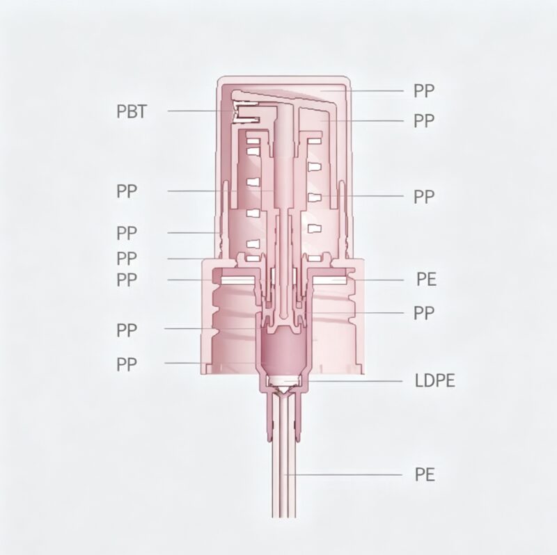 Spray Bottle Mono-PP DJ-3324