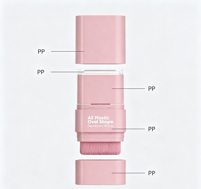 Deodorant Bottle With Brush DJ-2252