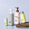 Minimalist Custom Color PET Shampoo Round Bottle DJ-8811