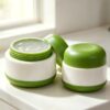 Skincare Cream Container 50ml Double Wall Plastic Jar for Baby Moisturizer Balm DJ-1225