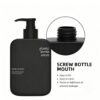详情图1 Refillable Shampoo and Conditioner HDPE Plastic Empty Containers DJ-8813