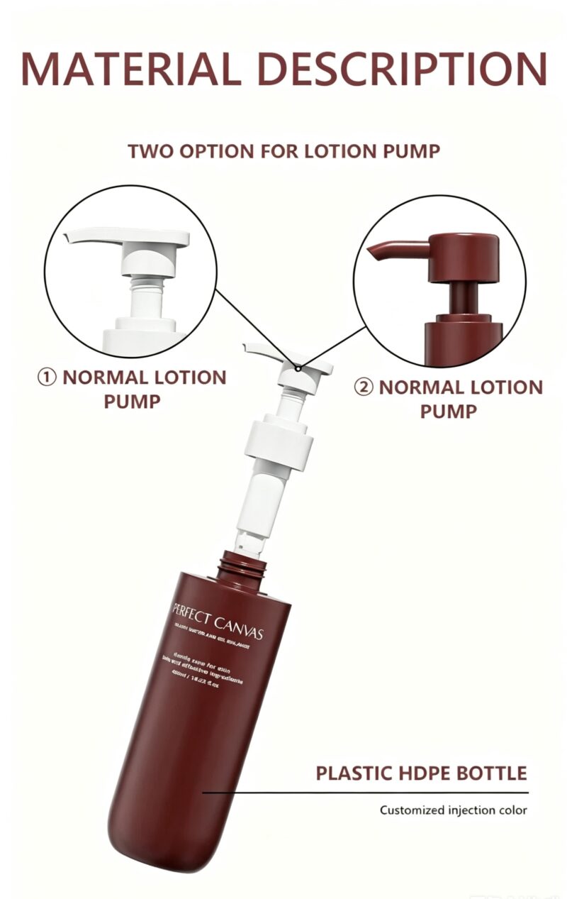 Minimalist Custom Color PET Shampoo Round Bottle DJ-8811
