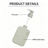 详情图2 Refillable Shampoo and Conditioner HDPE Plastic Empty Containers DJ-8813