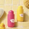 Minimalist Custom Color PET Shampoo Round Bottle DJ-8811