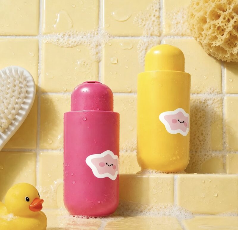 Minimalist Custom Color PET Shampoo Round Bottle DJ-8811